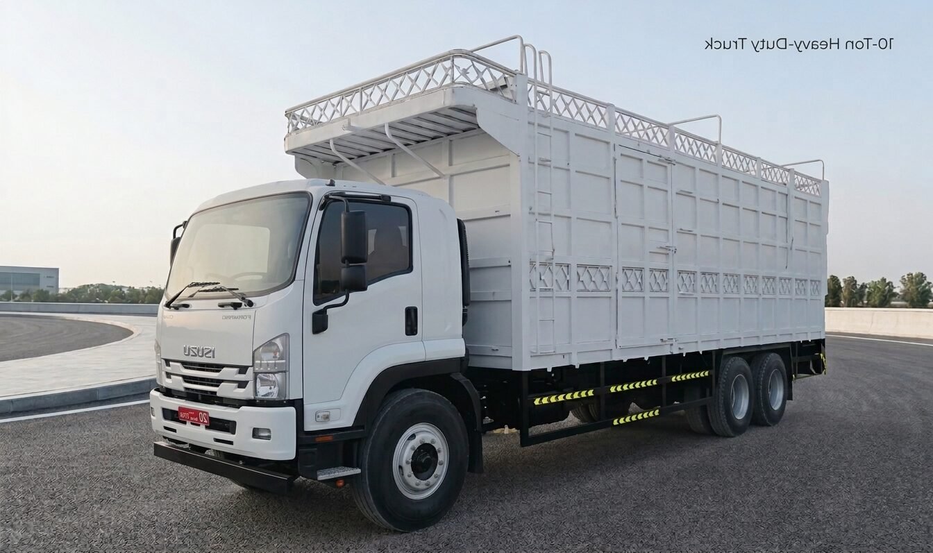 10-ton heavy cargo truck for commercial and industrial transportation